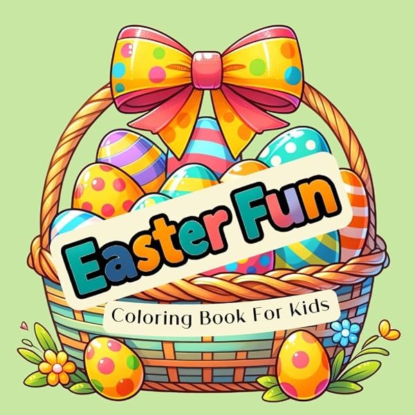 Easter Fun Coloring Book for Kids by Lily Grace, cover