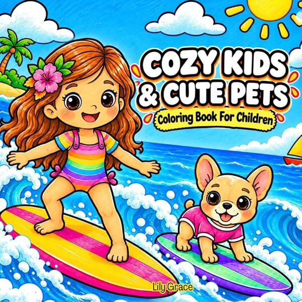 Cozy Kids & Cute Pets by Lily Grace, cover
