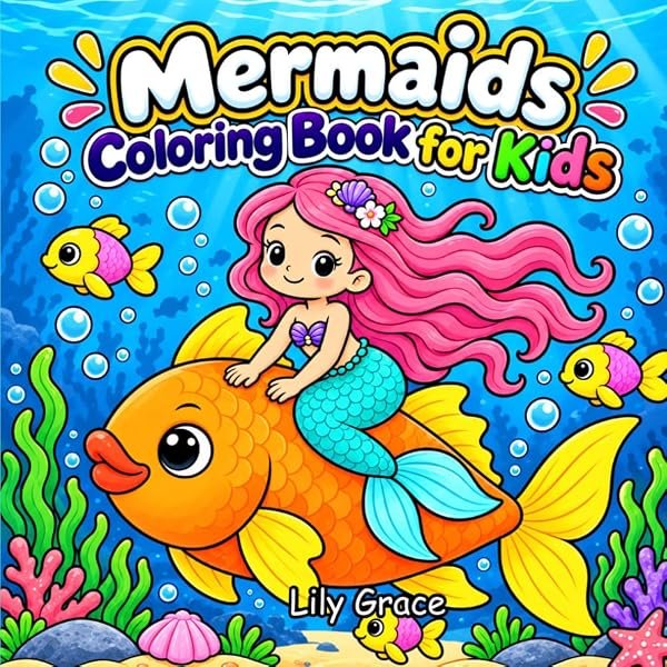 Cozy & Cute Mermaids by Lily Grace, cover